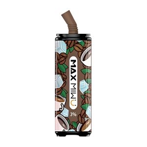 Max Mi wu Coke Tin Xì gà điện tử dùng một lần 3600 Puffs - Latte nguyên dừa