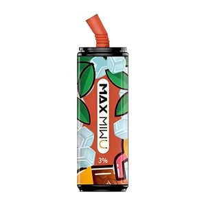 Max Mi wu Coke Tin Xì gà điện tử dùng một lần 3600 Puffs - Lemon-blacktea