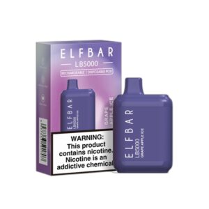 ELF BAR LB5000 Disposable Grape Apple Ice 5000 hơi