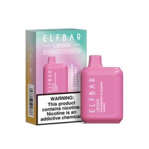 ELF BAR LB5000 Disposable 5000 hơi Strawberry Blueberry Cherry