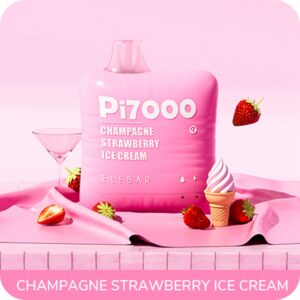 ELF BAR PI7000 Disposable Champagne Strawberry Ice Cream 7000 hơi thở