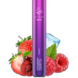 ELF BAR 600V2 Disposable Strawberry Raspberry Berry Ice 600 hơi 2ml